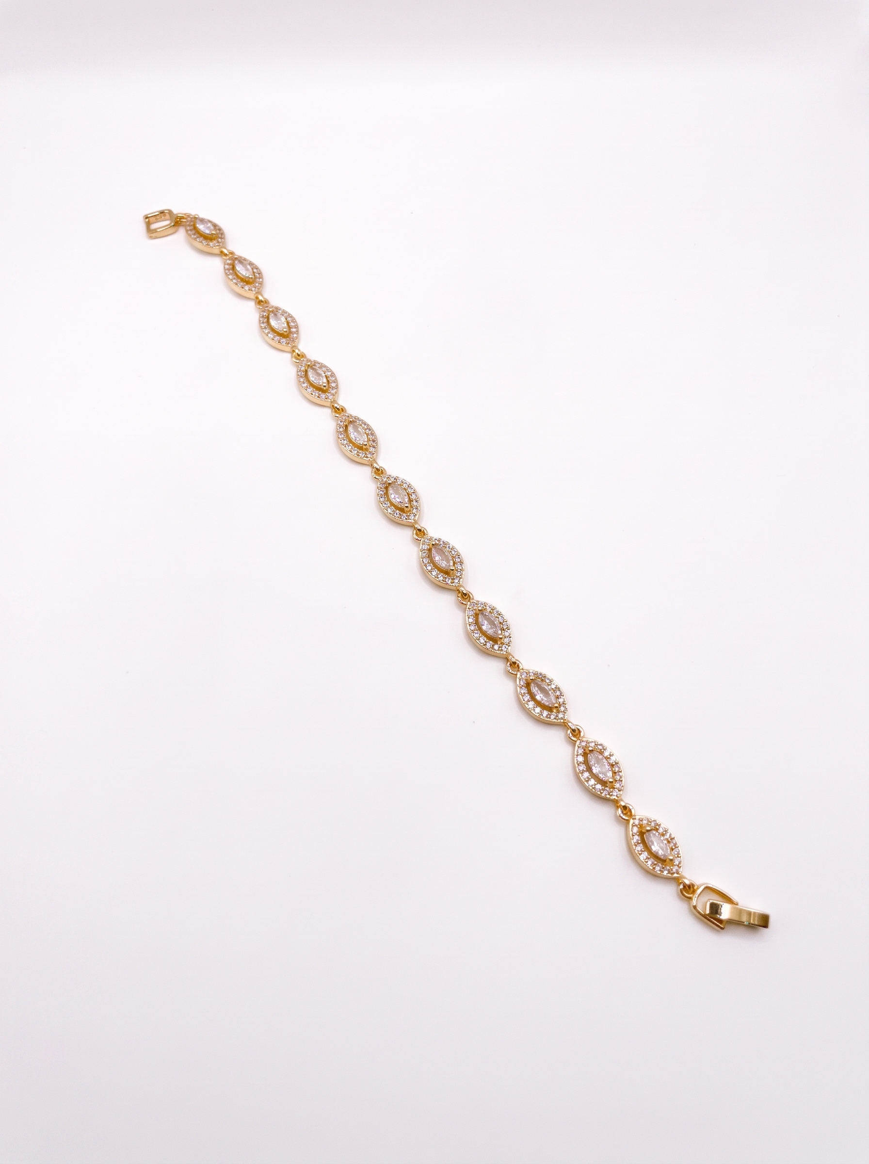 Pulseira Zircônias Navete